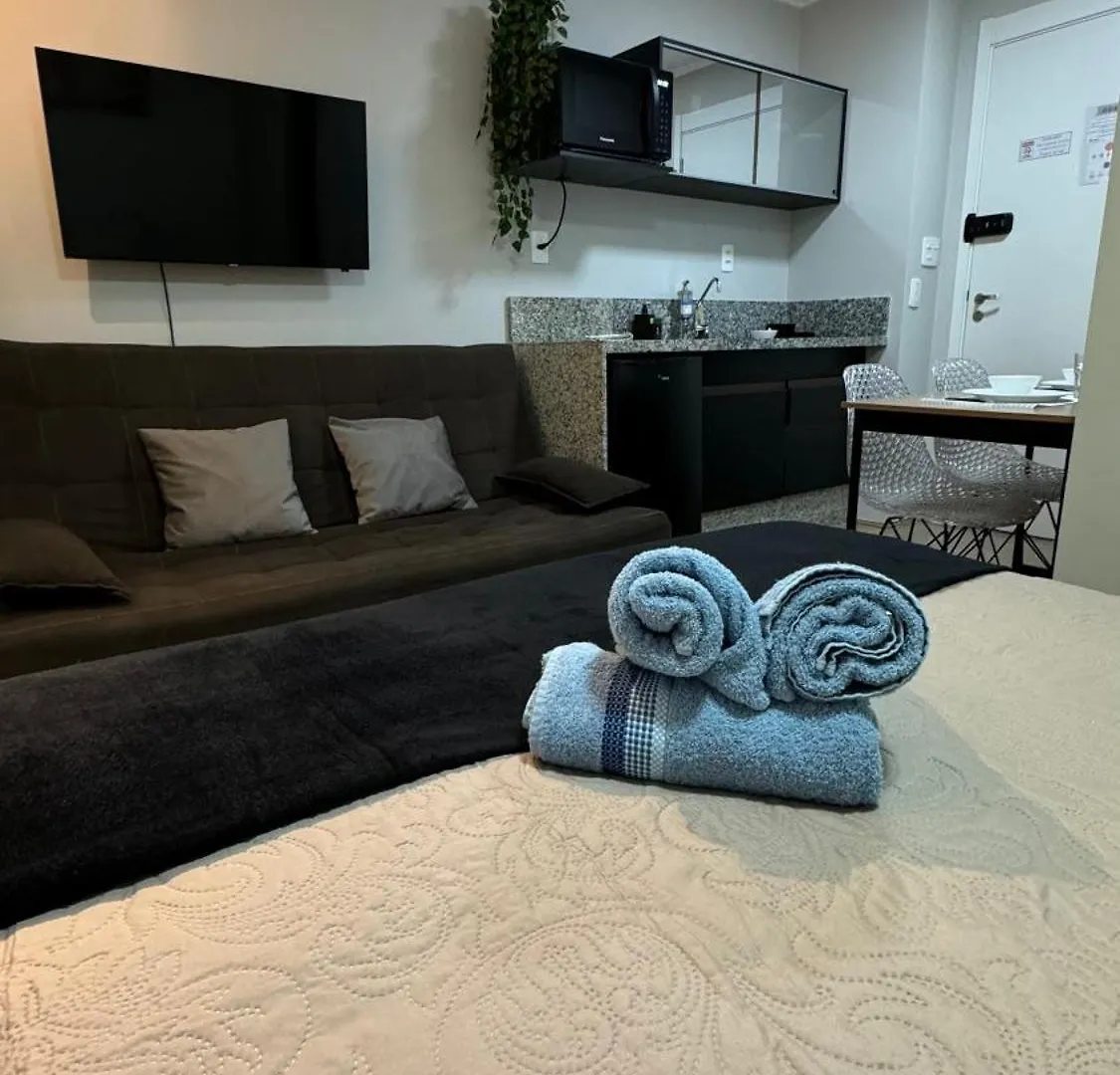 公寓 Studio Veneza Prox Metro Bras, Feirinha Madrugada, 25 Marco, Templo Salomao 圣保罗