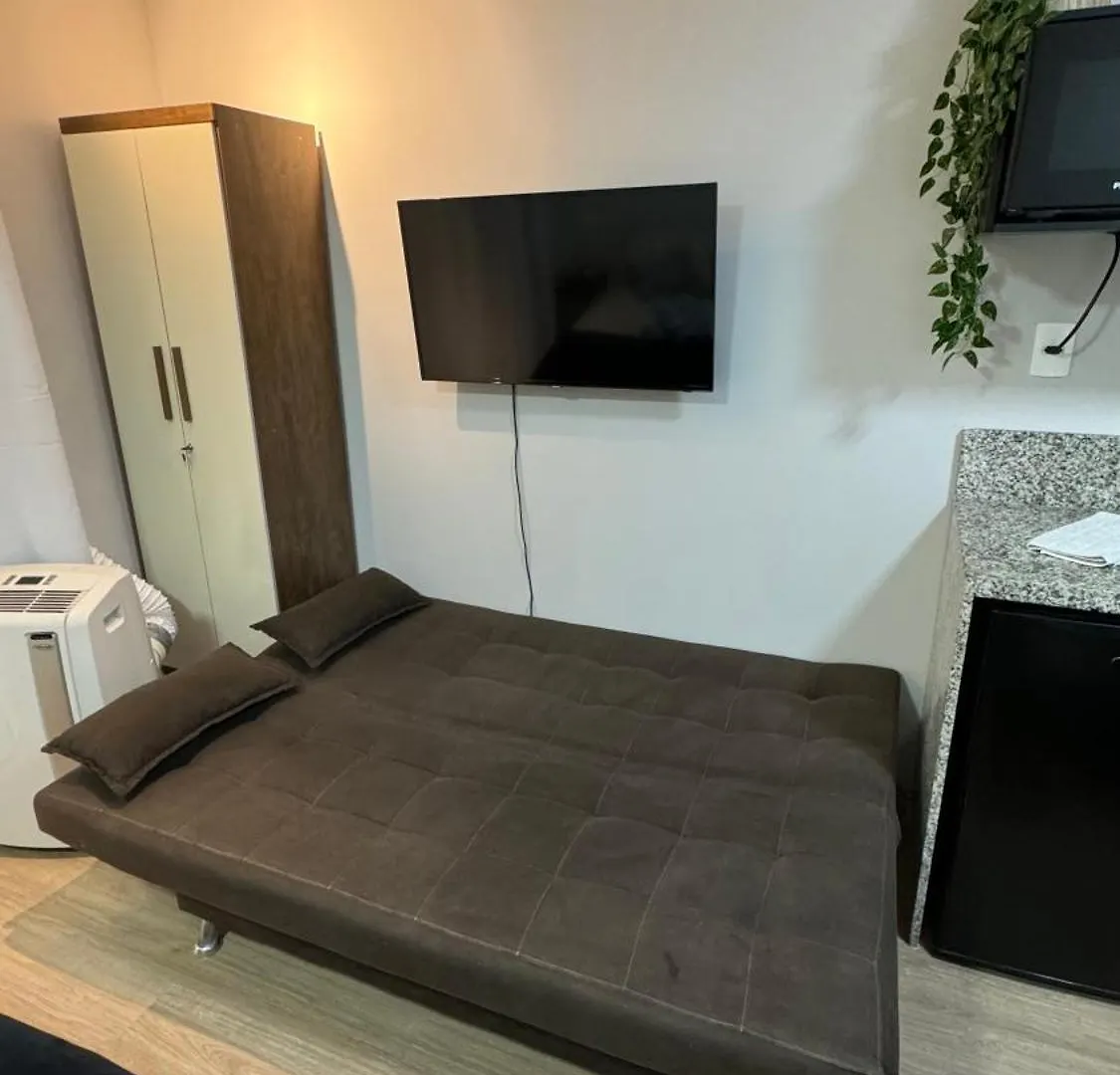 公寓 Studio Veneza Prox Metro Bras, Feirinha Madrugada, 25 Marco, Templo Salomao 圣保罗